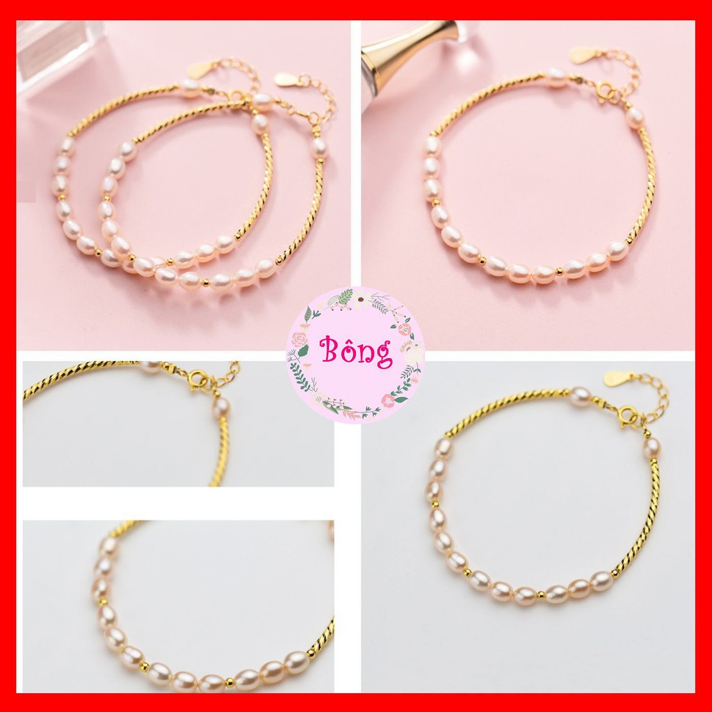 Lắc tay bạc 925 Ngọc trai nhân tạo sang trọng