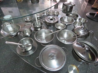 BỘ ĐỒ CHƠI NHÀ BẾP INOX 40 MÓN