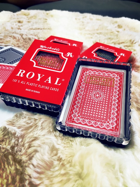 Bộ Bài Tây Chất Liệu Nhựa Royal Made In Taiwan 100% Plastic - Bài Tây