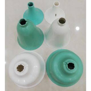 Bộ nắp chụp nhựa, phễu quạt trần