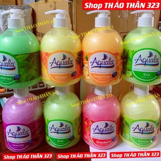 Nước Rửa Tay Dưỡng Da Aquala Ngăn Ngừa Vi Khuẩn 99,9% Chai 500ml