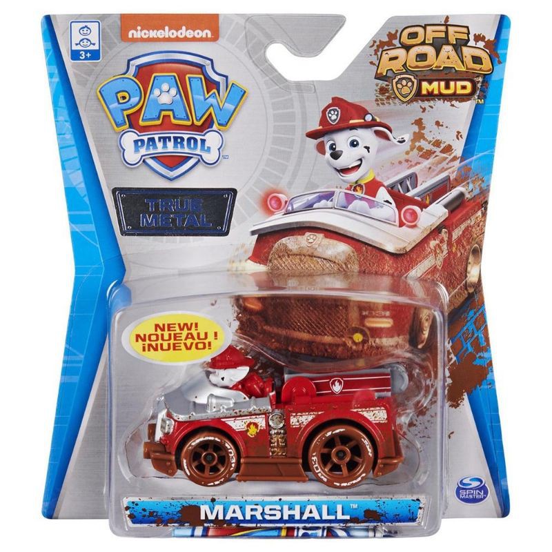 Đồ chơi mô hình Xe chó cứu hộ Paw Patrol True Metal Off Road tỷ lệ 1:55 - Marshall số 3 mẹnh danh chó cứu hỏa