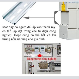 Thanh ray nhôm tủ điện 1m