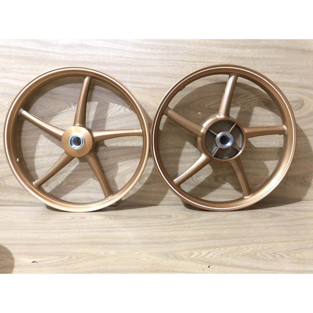 CẶP MÂM-VÀNH ĐÚC 5 CÂY KIỂU R.CB ĐĨA GẮN HONDA WAVE 110,RSX 110,BLADE ,FUTURE...