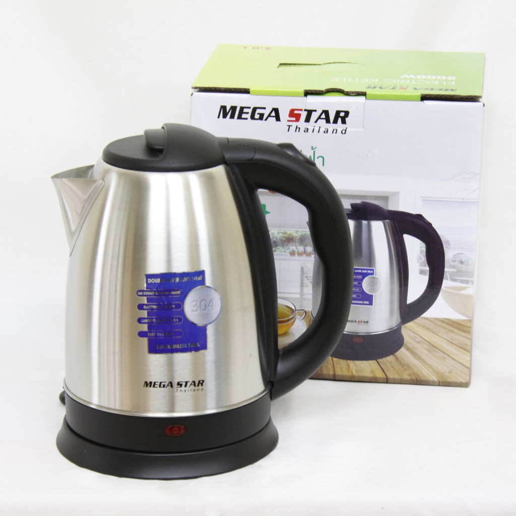 Bình đun siêu tốc Megastar SK-68 (2L) - Bảo hành 12 tháng