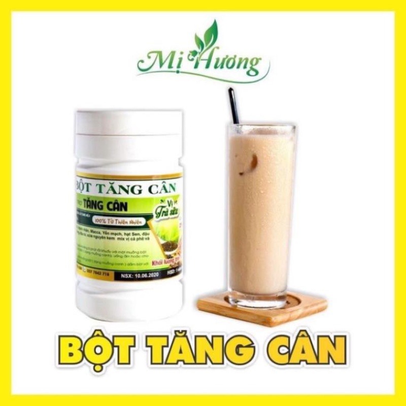 Bột Tăng Cân Mị Hương ( tăng 2-5kg 1 hộp ) kèm Thìa inox và Mặt Nạ