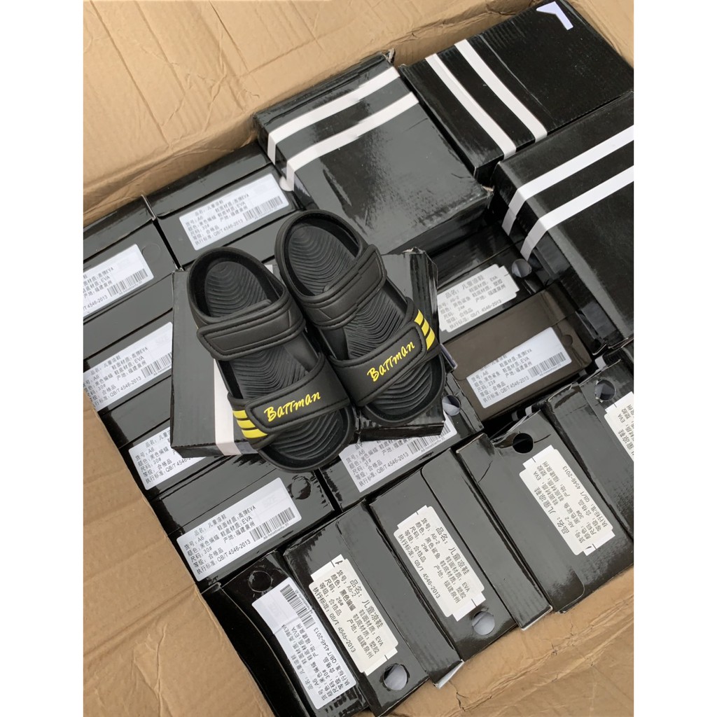 SANDAL QUAI DÁN BATMAN ĐEN