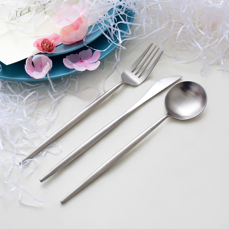 Bộ Dao Muỗng Nĩa Bằng Thép Không Gỉ 304