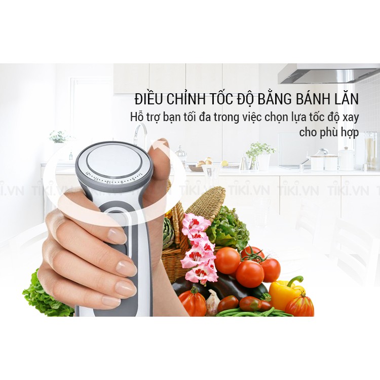 Máy Xay Cầm Tay Braun MQ5045 Aperitive Hand Blender - Trắng - Hàng Chính Hãng