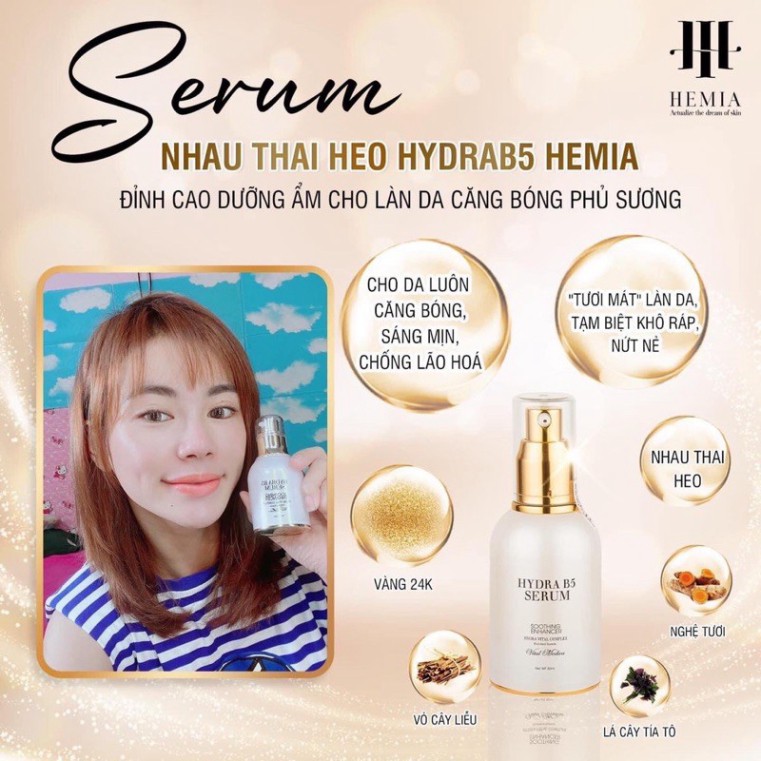 SERUM HYDRAB5 HEMIA- NHAU THAI HEO ĐỈNH CAO DƯỠNG ẨM- PHỦ SƯƠNG CĂNG BÓNG | BigBuy360 - bigbuy360.vn