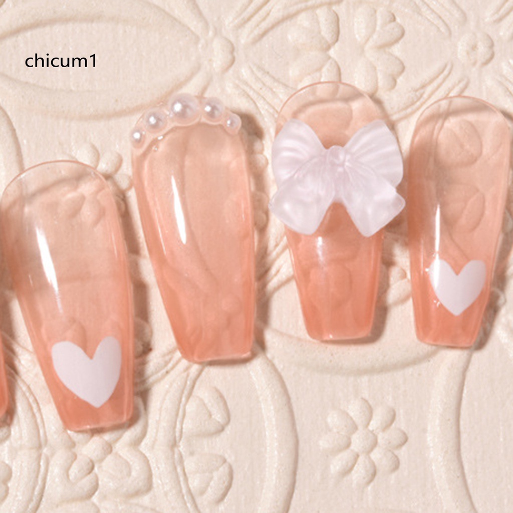 [Hàng mới về] Bộ 30 hạt phụ kiện trang trí móng tay họa tiết đa dạng 3D tuỳ chọn