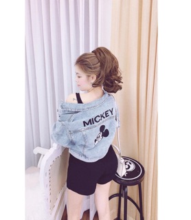 ÁO KHOÁC BÒ MICKEY BAO ĐẸP