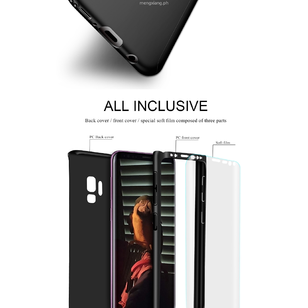 Ốp Lưng Nhựa Bảo Vệ 360 Độ Cho Samsung Galaxy S8 S9 Plus Note 8 9 5-10 Day