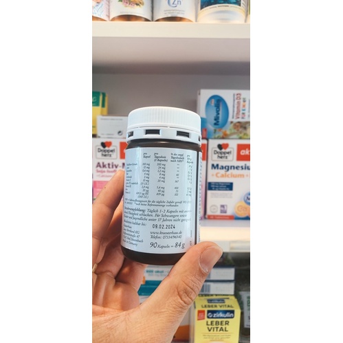 Viên uống Bổ Mắt Sanct Bernhard Augenfit Kapseln - 90 Viên - Hàng Nội Địa Đức