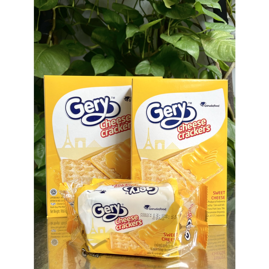 Bánh Quy Phô Mai Gery Cheese Crackers (Gói 100g)