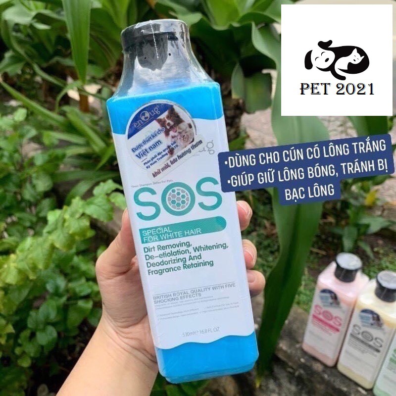 Sữa Tắm SOS Dành Cho Chó Mèo Thú Cưng 530ml