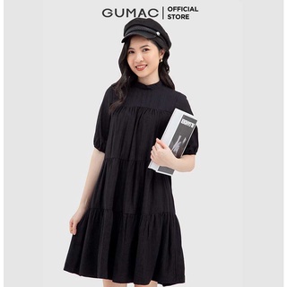 Đầm nữ babydoll rã tùng GUMAC nhiều màu dễ thương DB583