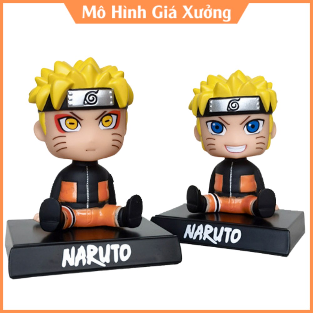 Mô Hình Uzumaki Naruto Trang trí taplo ô tô - Trang trí bàn học bàn , bàn làm việc - Kê Điện Thoại - Figure Naruto