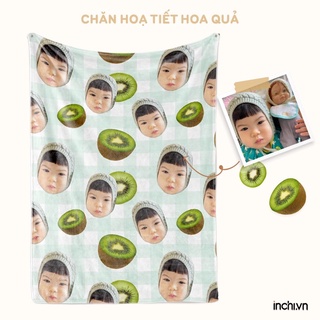 12 MẪU CHĂN IN HÌNH ẢNH CÁ NHÂN HOA QUẢ ĐÁNG YÊU VÀ TÊN THEO YÊU CẦU NGỘ NGHĨNH 4 MÙA CHO MỌI LỨA TUỔI CHĂN CAO CẤP