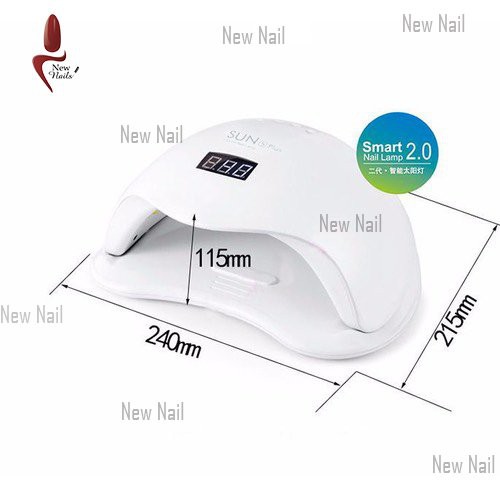 Máy hơ gel sun 5Plus UV/LED, máy sấy nail chính hãng