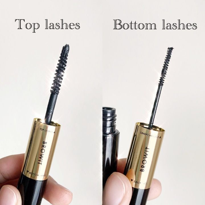 Mascara hai đầu Browit By Nongchat Professional Duo 4g làm cong mi không lem không trôi