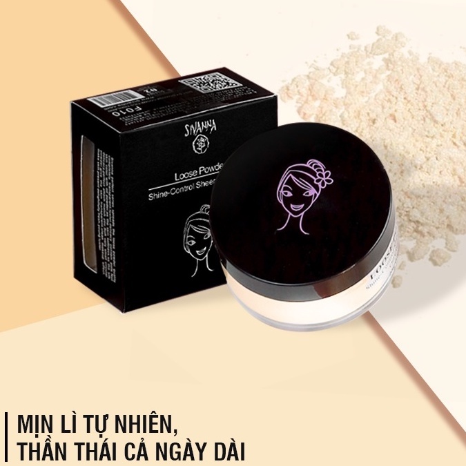 Phấn Phủ Sivanna Loose Powder mỏng nhẹ, kiềm dầu Thái Lan