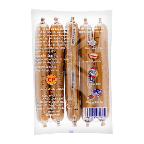 Xúc xích Gold CP gói 5 cây x 40g