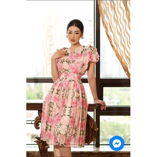 NEVA newtag đầm hoa xoè mới nguyên tag M/L