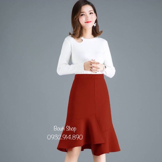 Chân váy đuôi cá Eliza sang trọng - nhiều size và màu, form dáng chuẩn, thích hợp mặc đi làm, dự tiệc