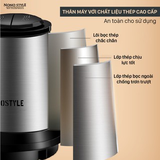 Máy xay thịt lưỡi dao kép đa năng NONOSTYLE Xay Trộn Nghiền Dung tích 2L,3L BH 12 THÁNG
