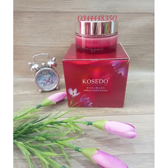 Kem Dưỡng Trắng Tái Tạo Da Chiết Xuất Nhụy Hoa Nghệ Tây Kosedo Nhật Bản 50gr