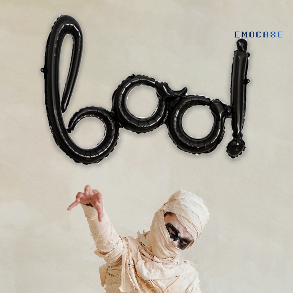 1 Set Bong Bóng Lá Nhôm Trang Trí Tiệc Halloween