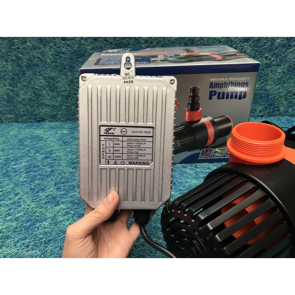 Bơm Siêu Tiết Kiệm Điện PERIHA PB 5000 - PB 25000, Bơm Lọc, Đẩy Thác Dành Cho Bể Cá Cảnh, Hồ Koi