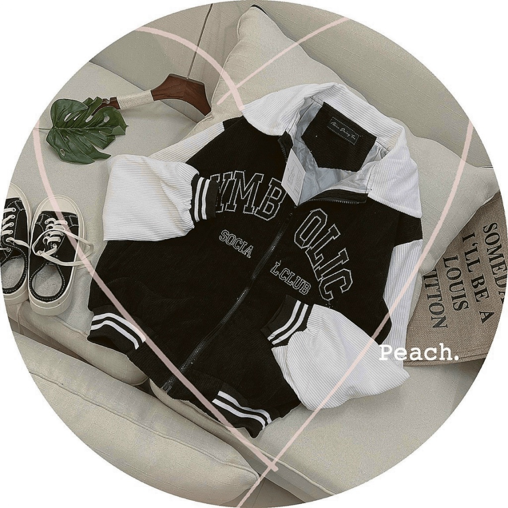 ÁO KHOÁC BOMBER NHUNG TĂM NAM NỮ FORM RỘNG CỰC XIN HOT