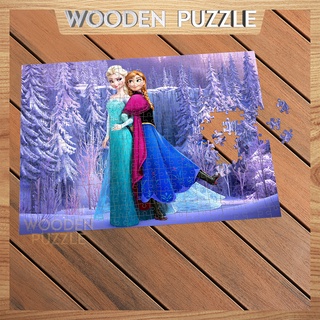 [MADE IN VIET NAM] Tranh xếp hình gỗ movie frozen landscape 300 - 500 mảnh ghép,bộ ghép hình, bộ xếp hình WP153