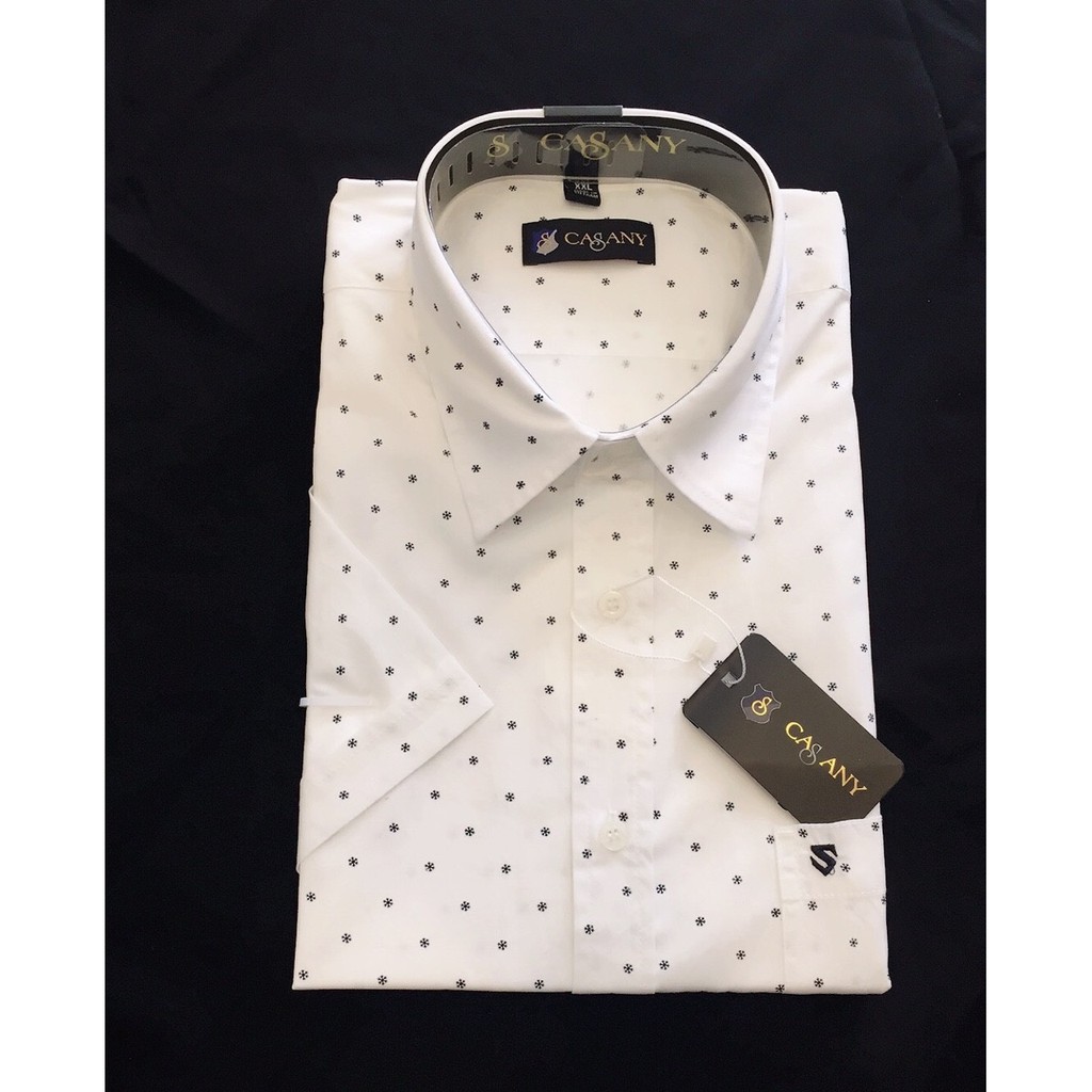 ÁO SƠ MI NAM CHẤM BI HOA NHỎ