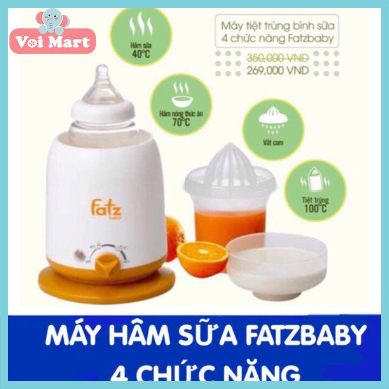 CHÍNH HÃNGMÁY HÂM SỮA 4 CHỨC NĂNG ❣️ MONO 2 ❣️ FATZBABY FB3002SL BẢO HÀNH 12 THÁNG