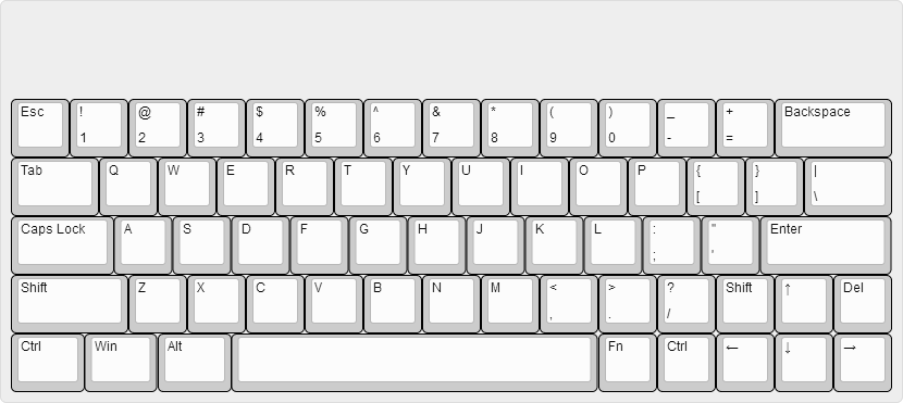 Bàn phím cơ Topwang Left 64 Nắp phím truyền ánh sáng PBT Nắp phím mờ OEM Nắp phím gk64