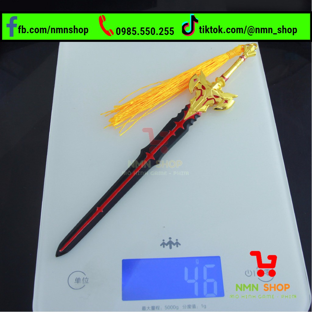 Mô hình game Genshin Impact - The Black Sword 21cm