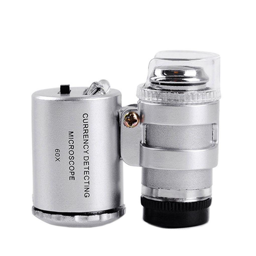 Kính Lúp Phóng Đại 60X Bằng ABS Acrylic Có Đèn LED Chuyên Dụng Sửa Chữa Đồng Hồ / Trang Sức