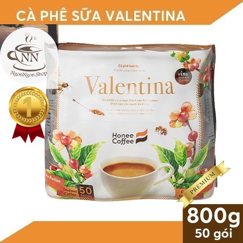 Cà Phê Sữa Vị Phấn Ong Valentina 800g HONEE COFFEE - NGON NGON CÀ PHÊ