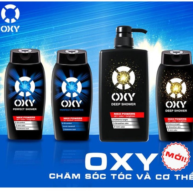 Sữa tắm oxy cho nam