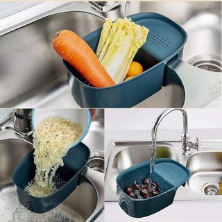Khay lọc rác gác bồn rửa chén, khay nhựa bầu dục
