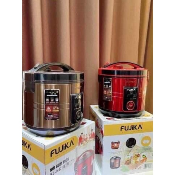 NỒI CƠM ĐIỆN FUJIKA FJ-NC1816 1.8 LÍT - HỖ TRỢ TÁCH ĐƯỜNG AN TOÀN CHO SỨC KHOẺ CAM KẾT HÀNG CHÍNH HÃNG
