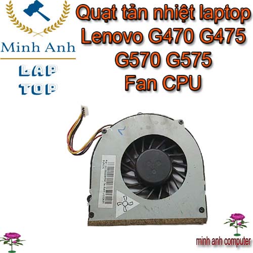 Quạt tản nhiệt laptop Lenovo G470 G475 G570 G575 Fan CPU
