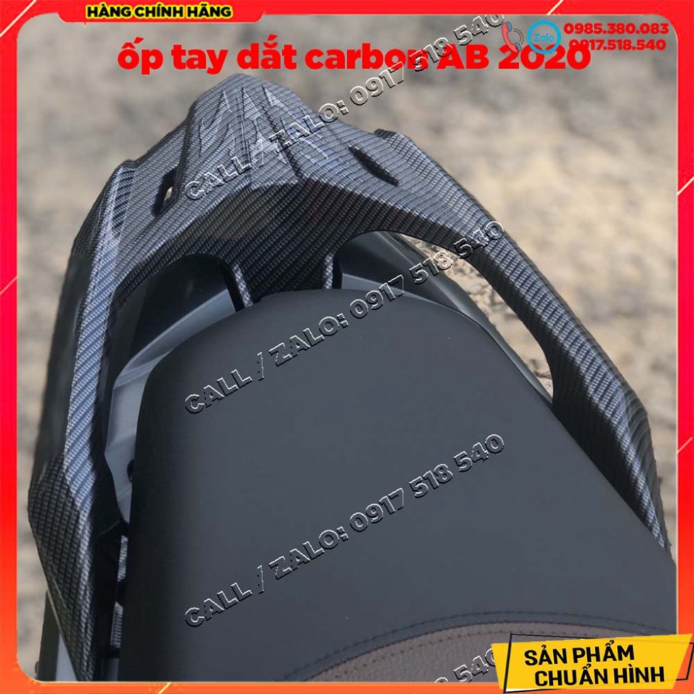 Ốp Tay Dắt AB 2020 - 2021 Sơn Carbon Loại 1 ( AIR BLADE 2020 ) Ảnh thật Sp