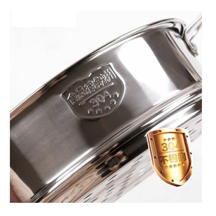 Xửng hấp đồ ăn size 16cm inox 304 chuẩn xịn hàng dày đẹp