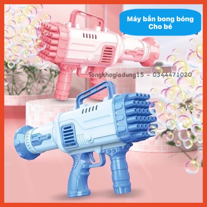Súng bắn bong bóng xà phòng đồ chơi cho bé