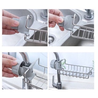 Kệ để đồ rửa chén cạnh vòi rửa