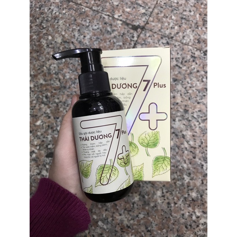 Dầu Gội Dược Liệu Thái Dương 7Plus 100ml có vòi tiện dụng